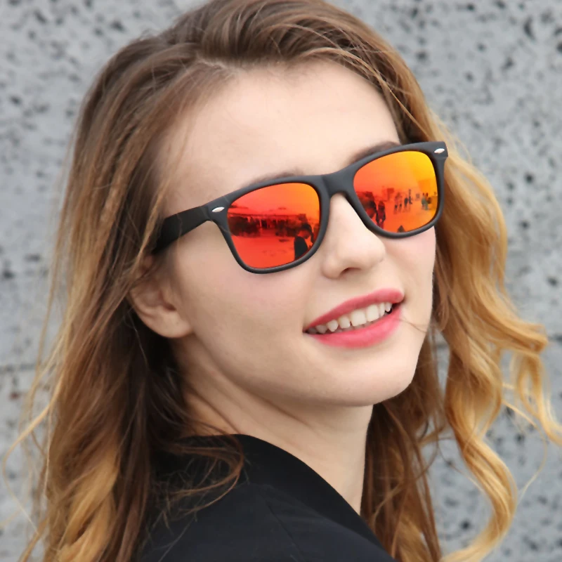 

LongKeeper Sunglasses Men Polarized Women Mirror Reflective Brand Designer Night Vision Eyewears Male Driving Sun Glasses UV400