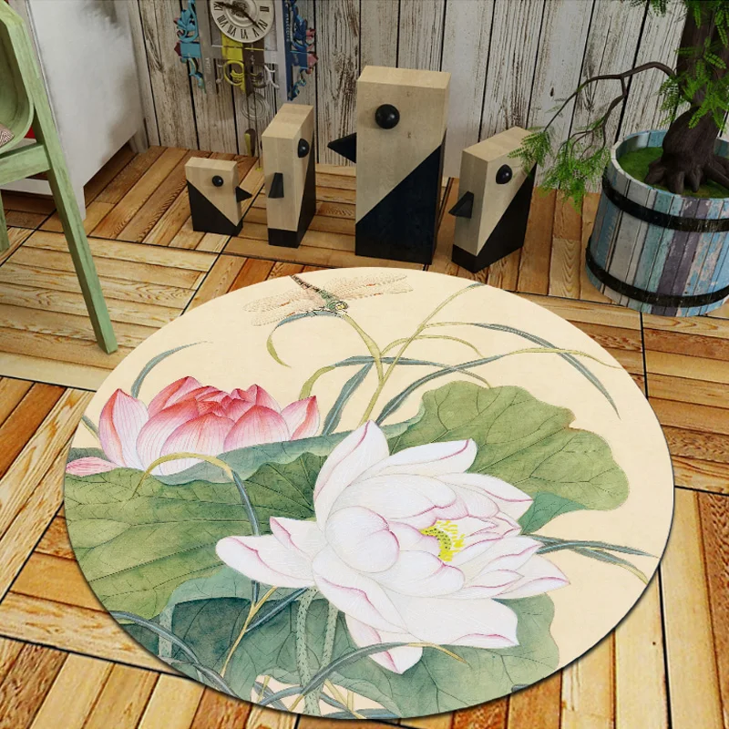 Fashion Flowers Plants Print Round Carpets for Living Room Floor Mat/Rug Bedroom Decor Carpet Kids Room computer chair Mat Rugs Fashion Flowers Plants Print Round Carpets for Living Room Floor Mat/Rug Bedroom Decor Carpet Kids Room computer chair Mat Rugs