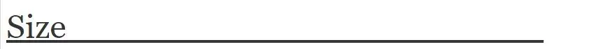 Size