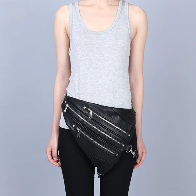 

Backpack leather women bag Steampunk bag Holster Protected carteras mujer bag Motor Outlaw Pack Pocket Travel Backpack A-005