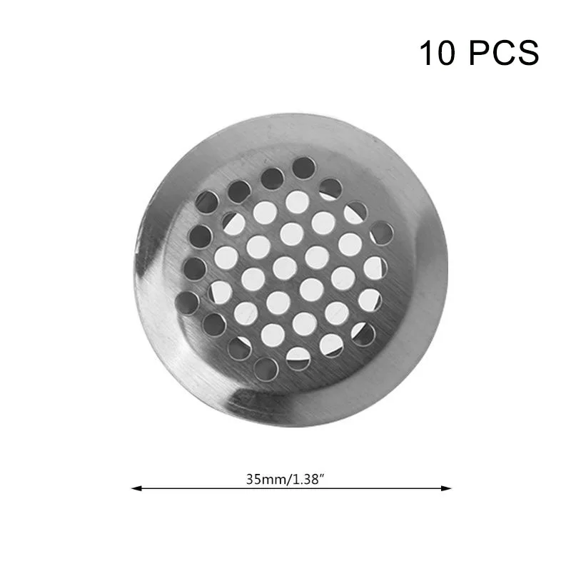 Вентиляционные отверстия Нержавеющая сталь округлый из сетчатого материала в дырочку для шкафа Ванная комната Кухня- M25 - Цвет: 35mm