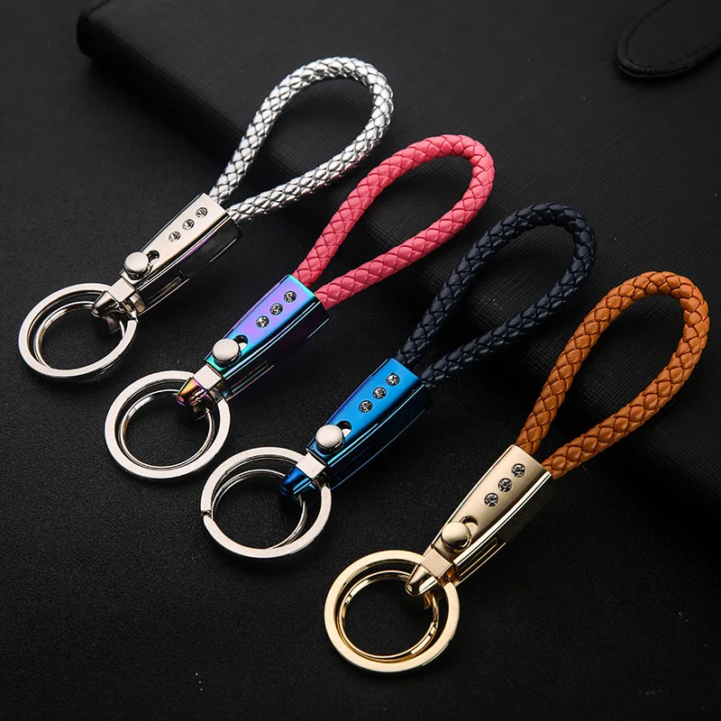 

2019 Limited New The Truly Authentic Establishment Key Pendant Studded Leather Car Chain High-end Gifts Manufacturers Selling