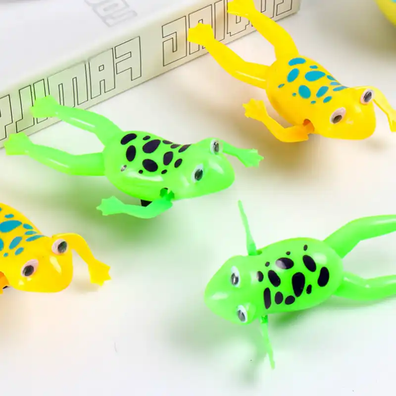 wind up frog bath toy