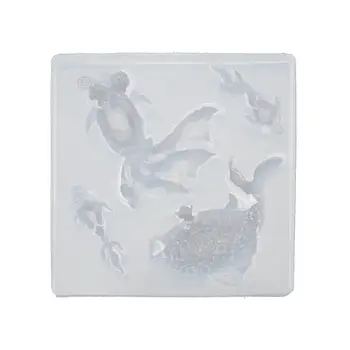

Large Goldfish Silicone Resin Molds Pendant Necklace Earrings Jewelry Tools 95 x 95 x 15mm