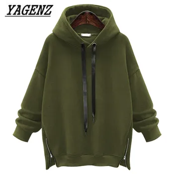 

Large size M-5XL 6XL Autumn/Winter Hooded Sweatshirt Women Clothing Loose Warm Long-sleeved Pullover Sweatshirt Casual Tops