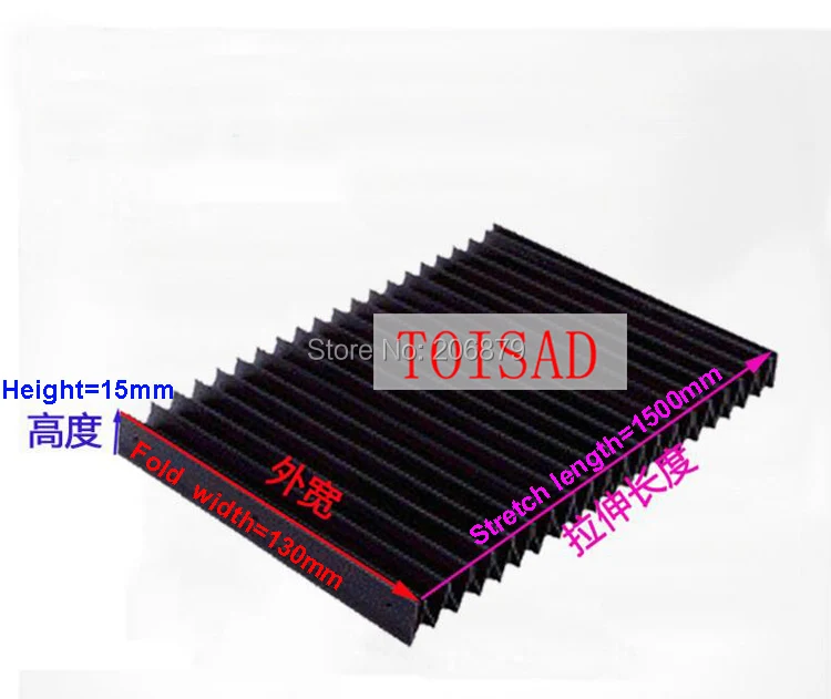 

2Pcs Organ Protective Cover Rail Telescopic Shield Machine guard Dust Cover Cloth Water Dust-proof CNC Can Be Customized
