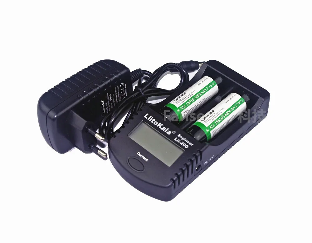 

Liitokala lii-300 lii300 LCD 3.7 V/1.2 V AA/AAA 18650/26650/16340/14500/10440/18500 Cargador de battery con pantalla 5 V 1A
