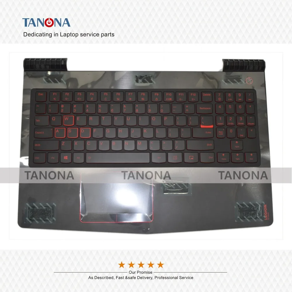 

Orig By DHL for Lenovo Legion Y520 R720 Upper Case US Keyboard Bezel touchpad Palmrest Laptop Housing Cabinet Shell AP13B000300