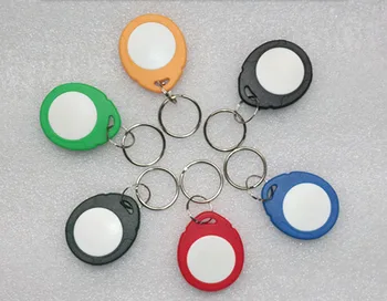 

500pcs/bag RFID key fobs 13.56MHz proximity NFC tags NFC213 keyfob tag for all nfc products No.6