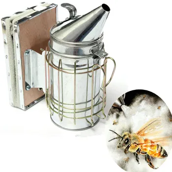 

1 PC Bee Smoke Transmitter Kit Beekeeping Tool Apiculture Beekeeping Tool Bee Smoker Bee Galvanized Sheet