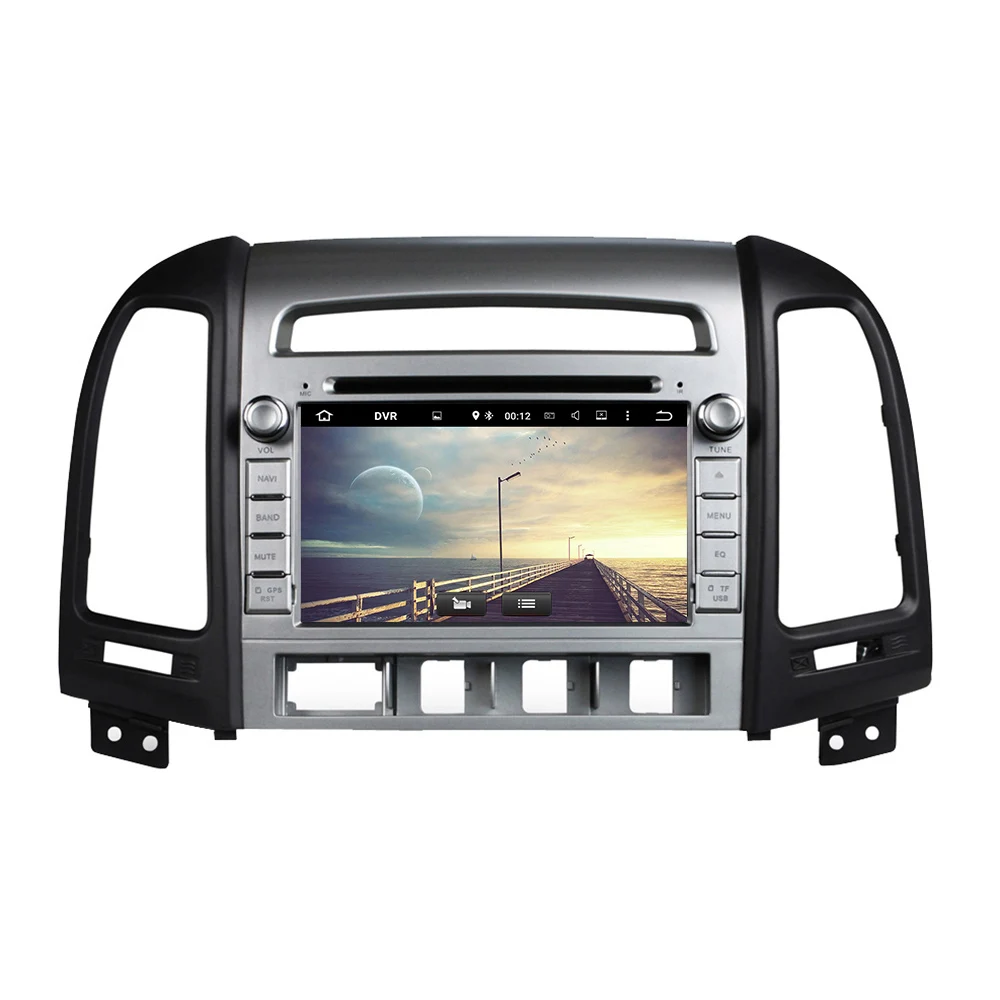 KLYDE 7 &quot2 Din 8 ядер 32 ГБ Android 0 Автомобильный мультимедийный плеер для Hyundai Santa Fe 2006 2011