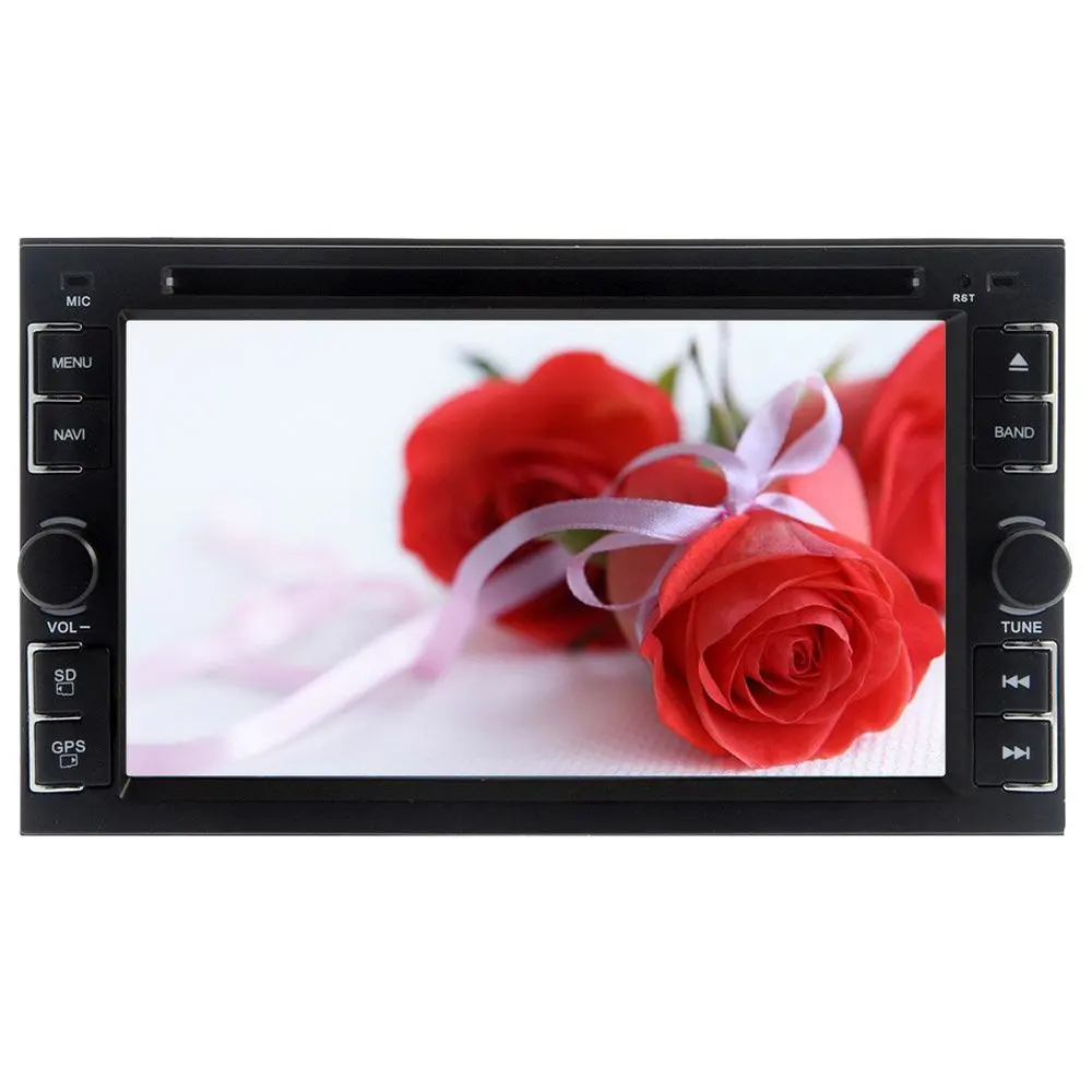 Double Din Car Stereo Head Unit 6 2 Inch TFT Touch Screen Bluetooth Steering Wheel Control