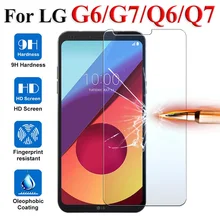 Закаленное стекло для LG g6 q6, защитное стекло q7 g7 g5 g4, защитная пленка для экрана g q 6 5 4 7 6g 9H 2.5D gl tremp verre