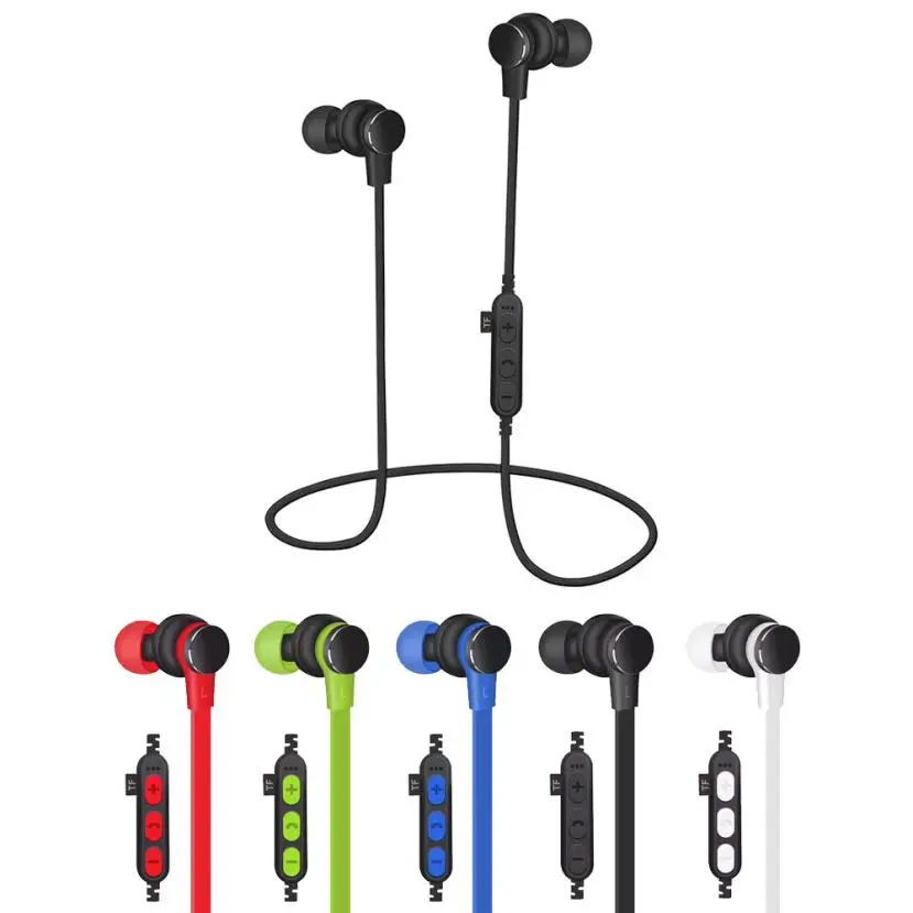 

Earphones Sport Wireless Magnetic Bluetooth Stereo Earphone with Mic Memory SD Card Newgood for Phone Ecouteur 18Aug10