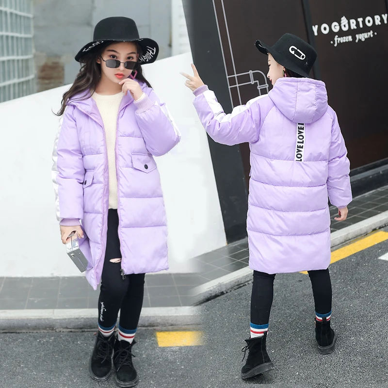 Binhbet/ г. Детские парки; От 5 до 15 лет-зимняя детская верхняя одежда; пальто для мальчиков; Повседневная теплая куртка с капюшоном для мальчиков; однотонные теплые пальто для девочек