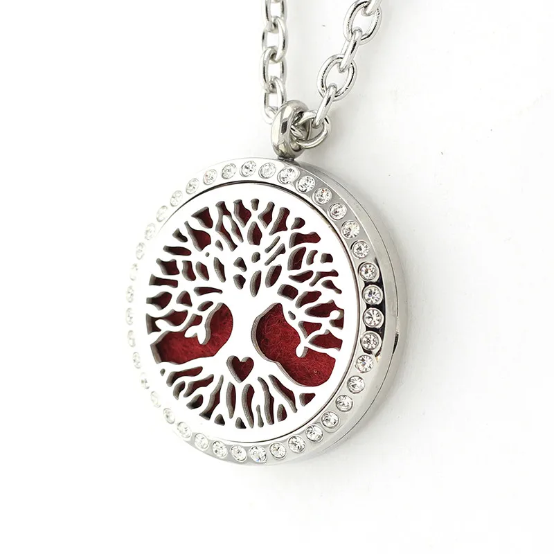 

Spirit Aromatherapy Diffuser Locket 30mm Magnetic Essential Oils Perfume Locket Pendant 10pcs