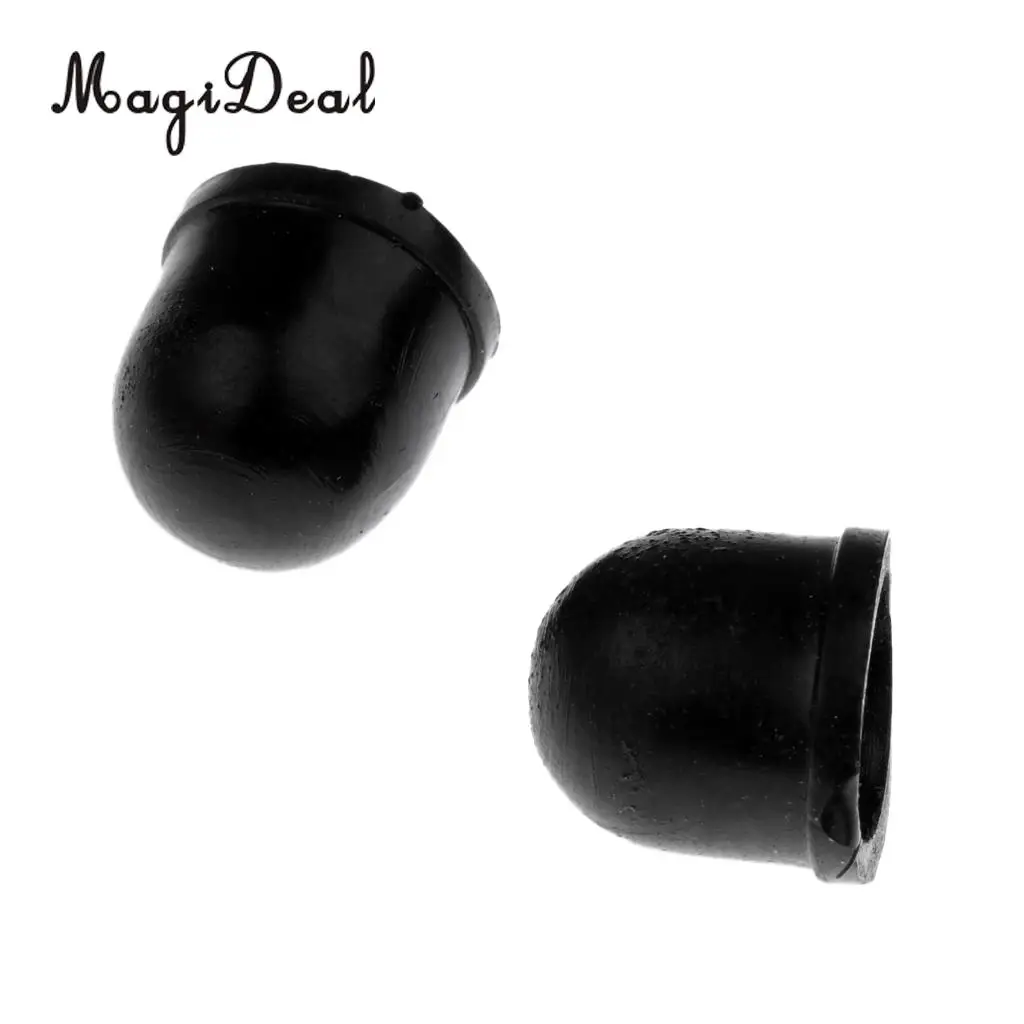 MagiDeal  2 Pieces Skateboard Longboard Truck Replacement Pivot Cups 3.25 - Black - 12*10 mm
