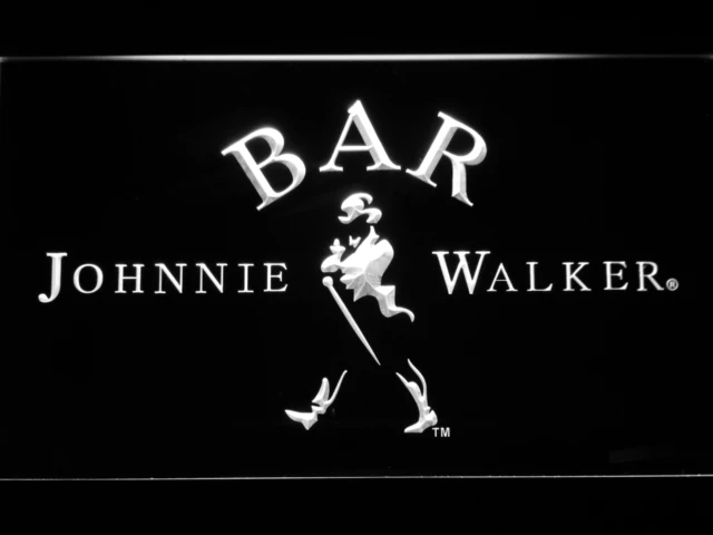 439 бар Johnnie Walker светодиодные неоновые вывески для виски с переключателем