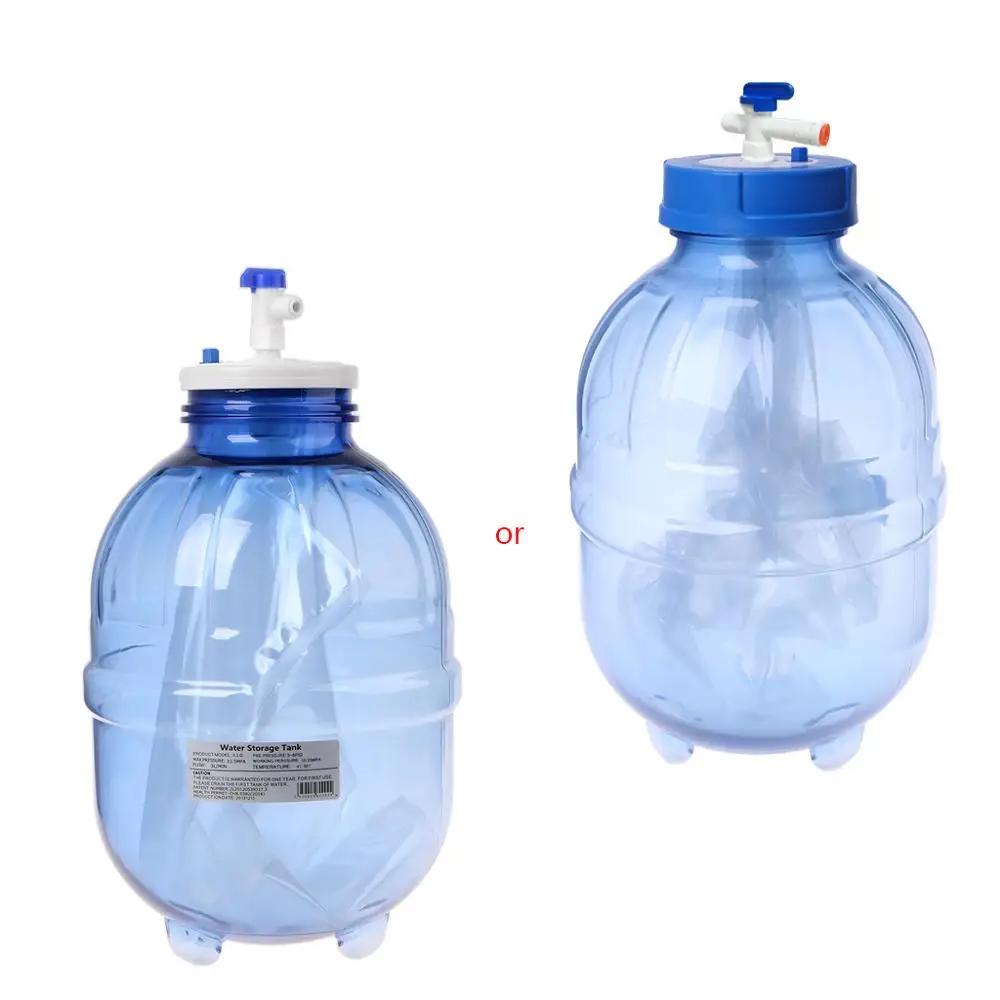 

New 3.2 Gallon Transparent Plastic Water Storage Tank 24x39cm For Reverse Osmosis System