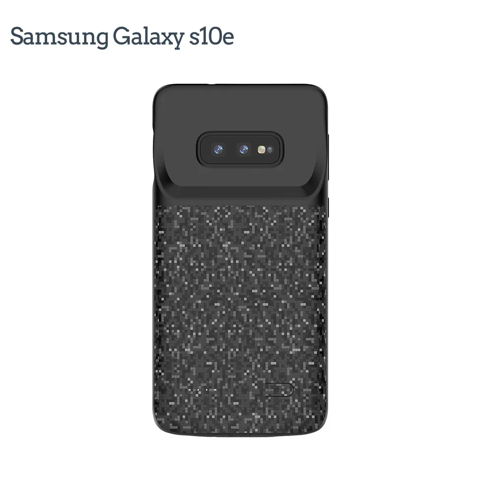 Чехол JINXINGCHENG с силиконовой рамкой для зарядного устройства для samsung Galaxy S10+ S10 S10e, 4700 мАч, чехол для быстрой зарядки - Цвет: for Samsung s10e