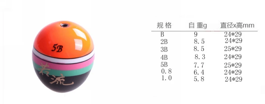 2B 3B поплавок 4B 5B морской поплавок Океанский рок поплавок набор 0,6 0,8 снасти Аксессуары 1 шт
