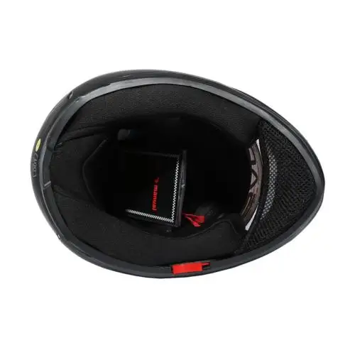 Черный Звездный матовый двойной козырек Полнолицевой мотоциклетный шлем