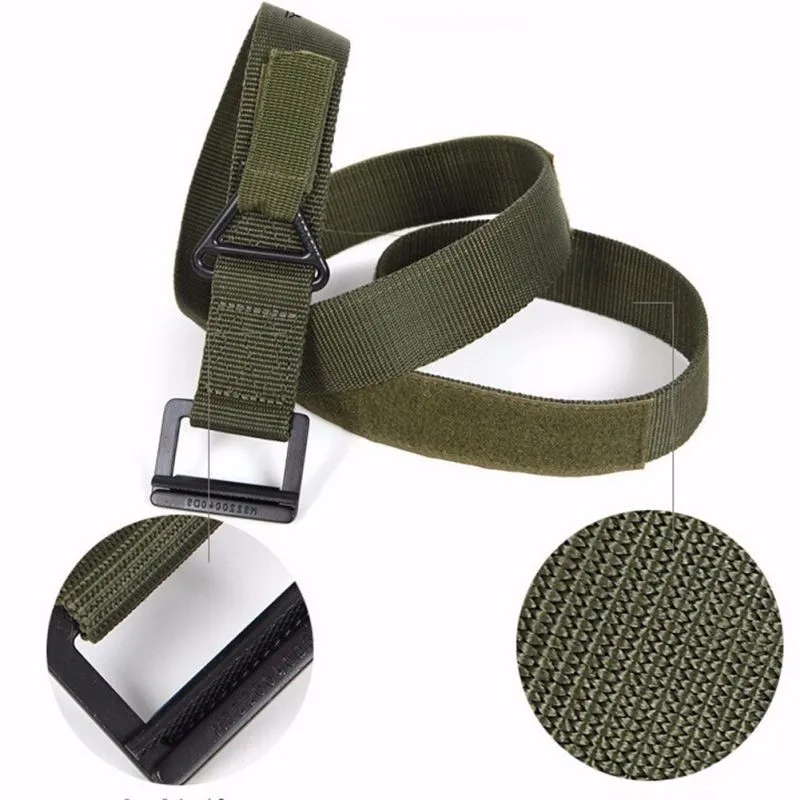 Открытый охотничий военный пояс боевой спасательный Rigger Duty Belt армейские тактические холщовые ремни