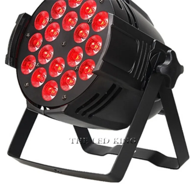 Новый светодиодный прожектор из алюминиевого сплава 18x18 Вт RGBWA + UV 6 в 1 Par Can dj