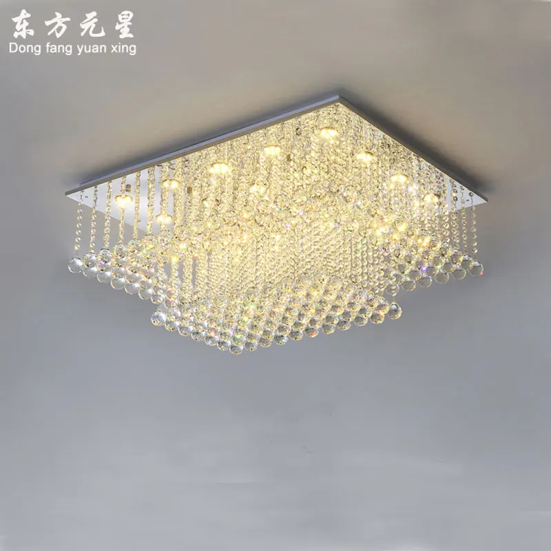 

crystal chandelier lamp led lighting creative two color LED lamps and lanterns indoor decorative lighting light-fixture
