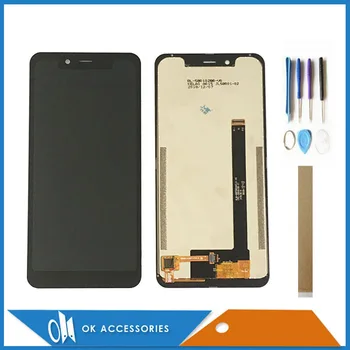 

5.85 Inch For Homtom ZOJI Z33 LCD Display With Touch Screen Glass Digitizer Assembly Black Color With Tools Tape