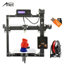 Anet Normal & Auto Leveling A8 A2 3D Printer Large Print Size Precision Reprap Prusa i3 DIY 3D Printer Kit with Filament SD Card