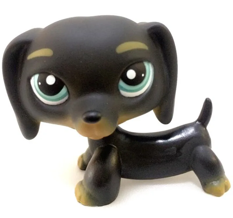 Игрушки Lps для домашних животных стоящая редкая маленькая собака колли кокер