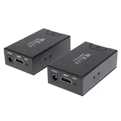 HDMI, Овер-CAT6 Кабель HDMI усилитель сигнала, передатчик, приёмник по CAT6 RJ45 кабель Ethernet Поддержка HDMI 3D для ТВ Проектор DVD