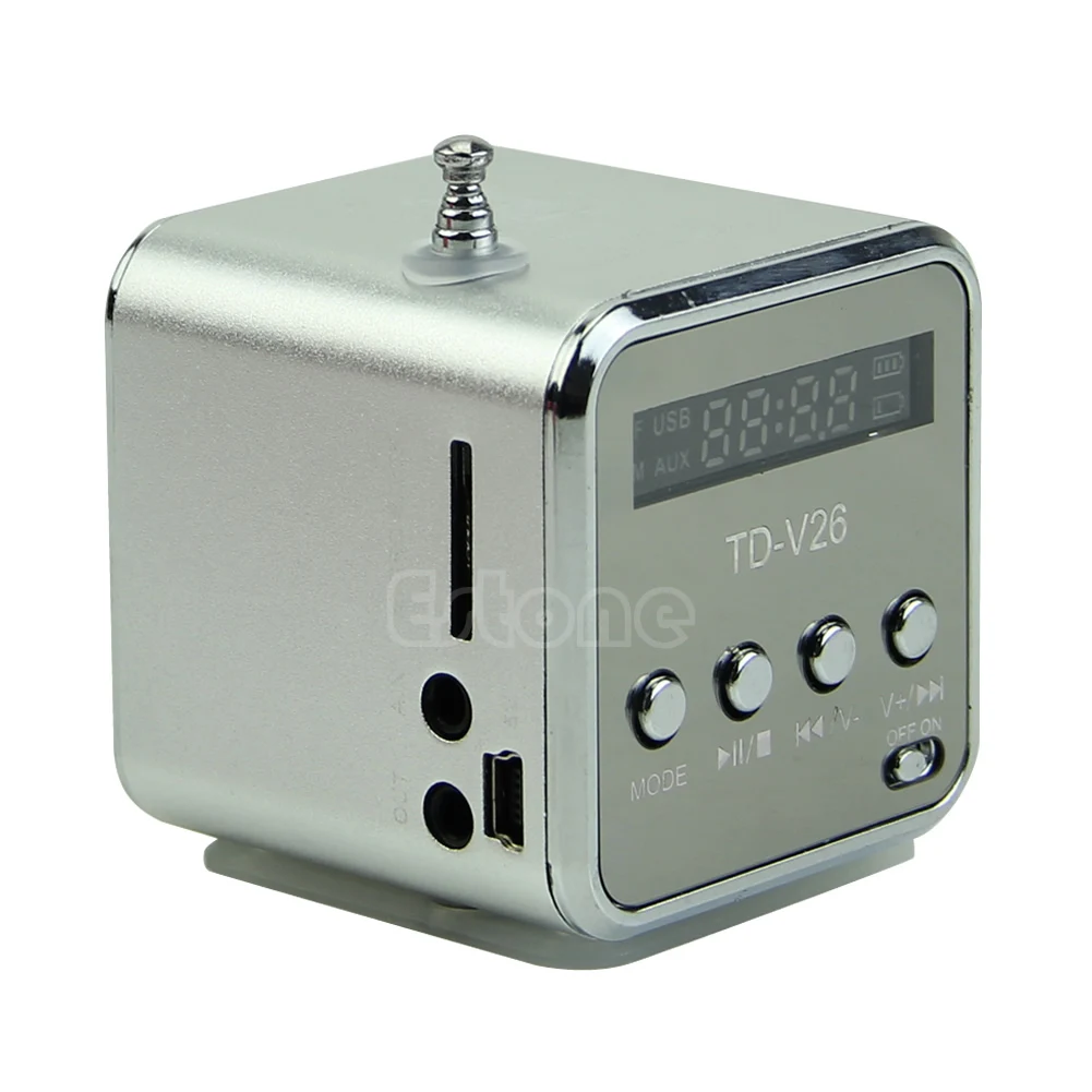 

New Mini Micro SD TF USB Speaker Music Player Portable FM Radio Stereo PC mp3