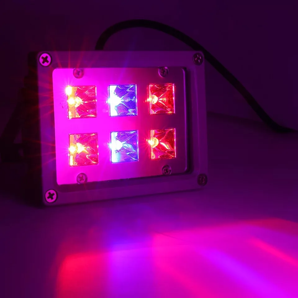 LED plant growth lamp LED floodlight spotlight AC 220V IP65 waterproof outdoor farm greenhouse vegetable planting plant growth