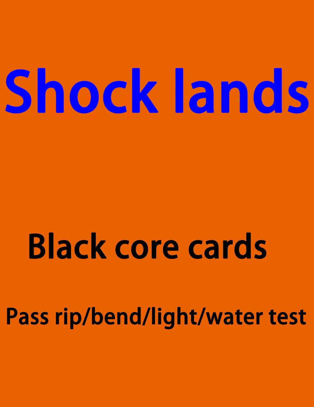 9. Shock lands