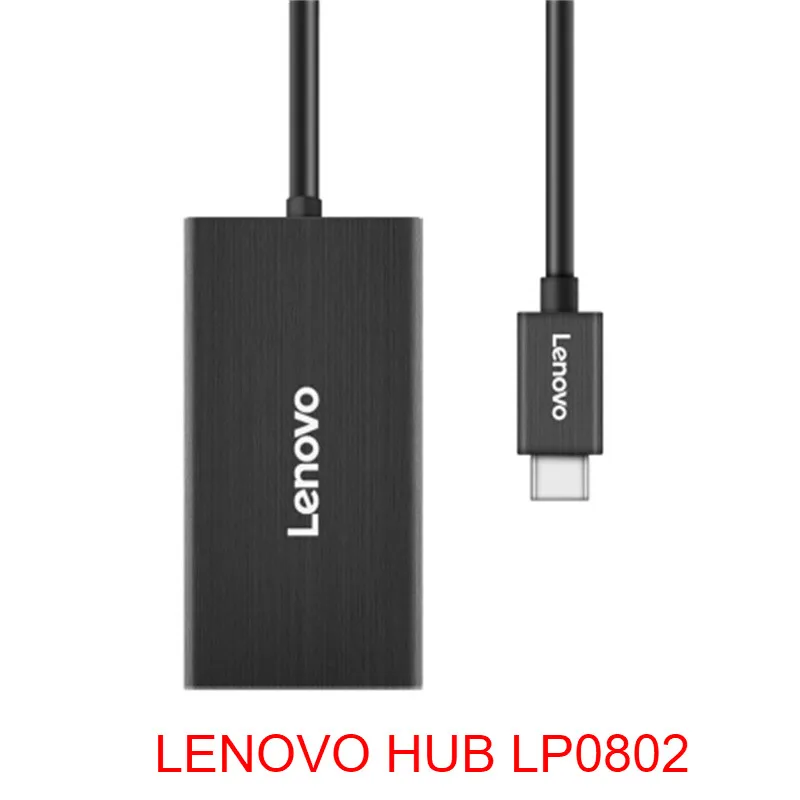 

Lenovo type-c extension dock USB3.0 HUB splitter usb-c to cable network card port converter LP0802 extension dock