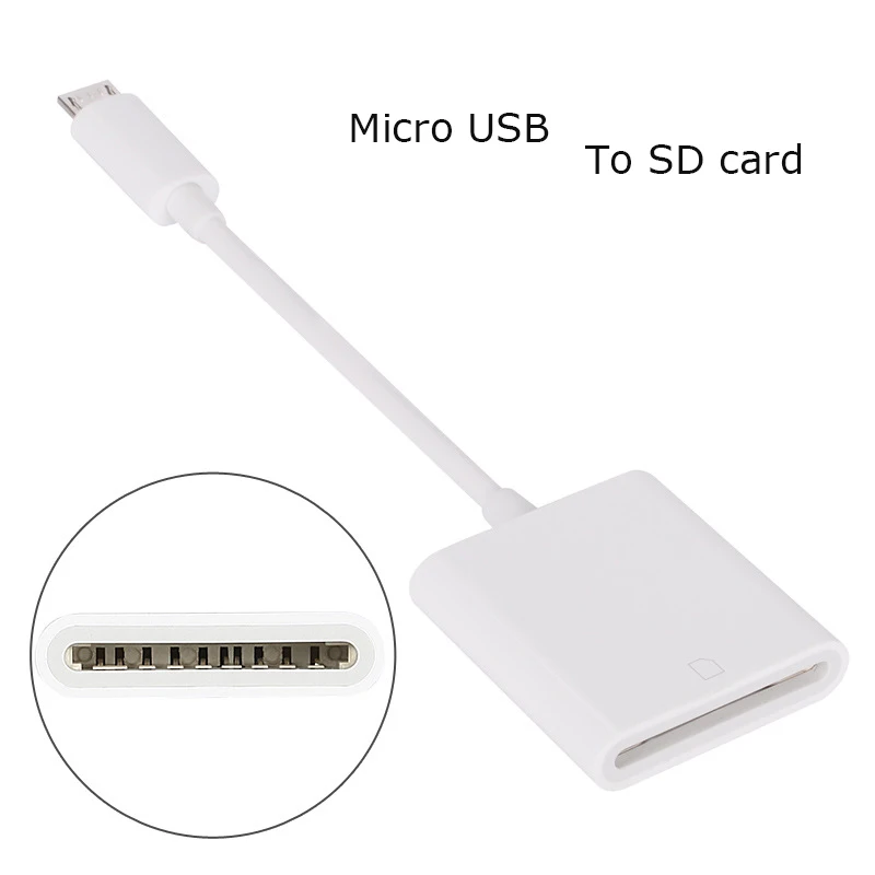 Reilim адаптер для считывания камеры Micro USB порт SD карта OTG считыватель мобильного