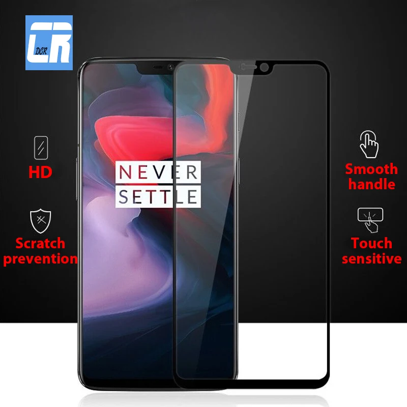 

Full Cover Tempered Glass for Oneplus 6 Screen Protective Film for Oneplus 5 5T 3 Explosion Proof Premium Protector Film 3 Color