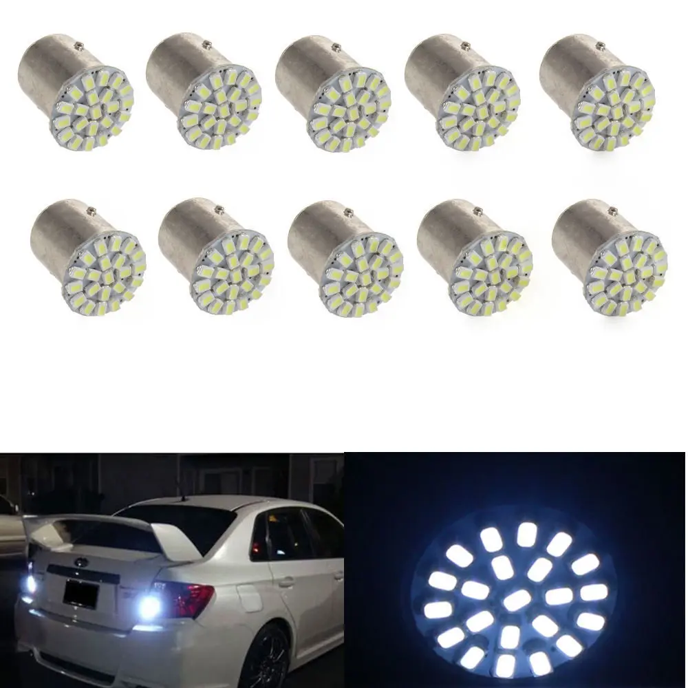 Sell 2P WHITE 1157 BAY15D 68 3528 SMD LED FRONT SIDE MARKER LIGHT BULBS 1016 1034 CC In Walnut - Foto 2