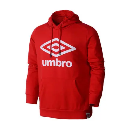 Umbro мужские новые зимние толстовки скейтборды спортивная куртка с капюшоном UCB63253 - Цвет: Красный