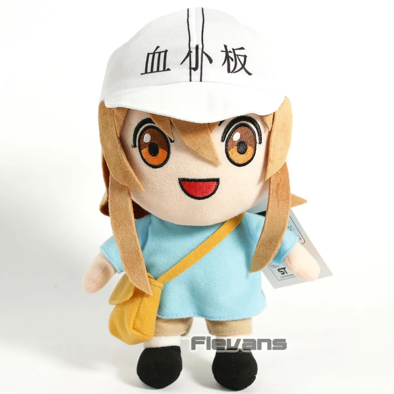 Hataraku Saibou клетки на работе тромбочка плюшевая игрушка мягкая кукла