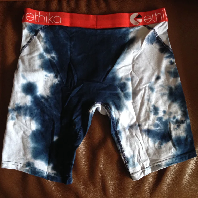 Ethika мужской хлопок спандекс Нижнее белье Боксеры длинные ноги