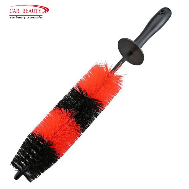 17 inch Car Wheel Brush Easy Reach Wheel and RIM Detailing Brush Rim Tire Detail Washer Cleaner for Auto Trunk Motorcycle Bike