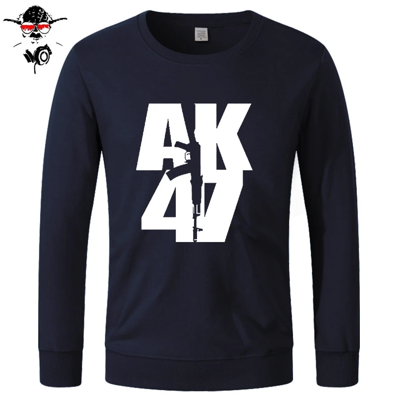 

long Sleeve Cotton Man Clothing Tops Sweatshirts Homme My Life It's Ak 47 Russian Military Topics Hoodies, Sweatshirts