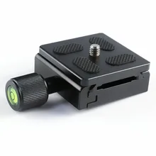 В QR-50 квадратный зажим адаптер пластина с быстроразъемной пластиной для штатива шаровая Головка для SLR камеры