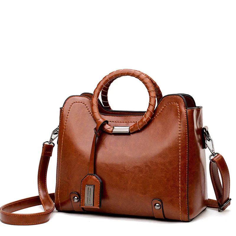 

2018 New Women's Handbag Pendant Tote Bag High Quality pu Leather large capacity Women Crossbody Bag Ladies for female