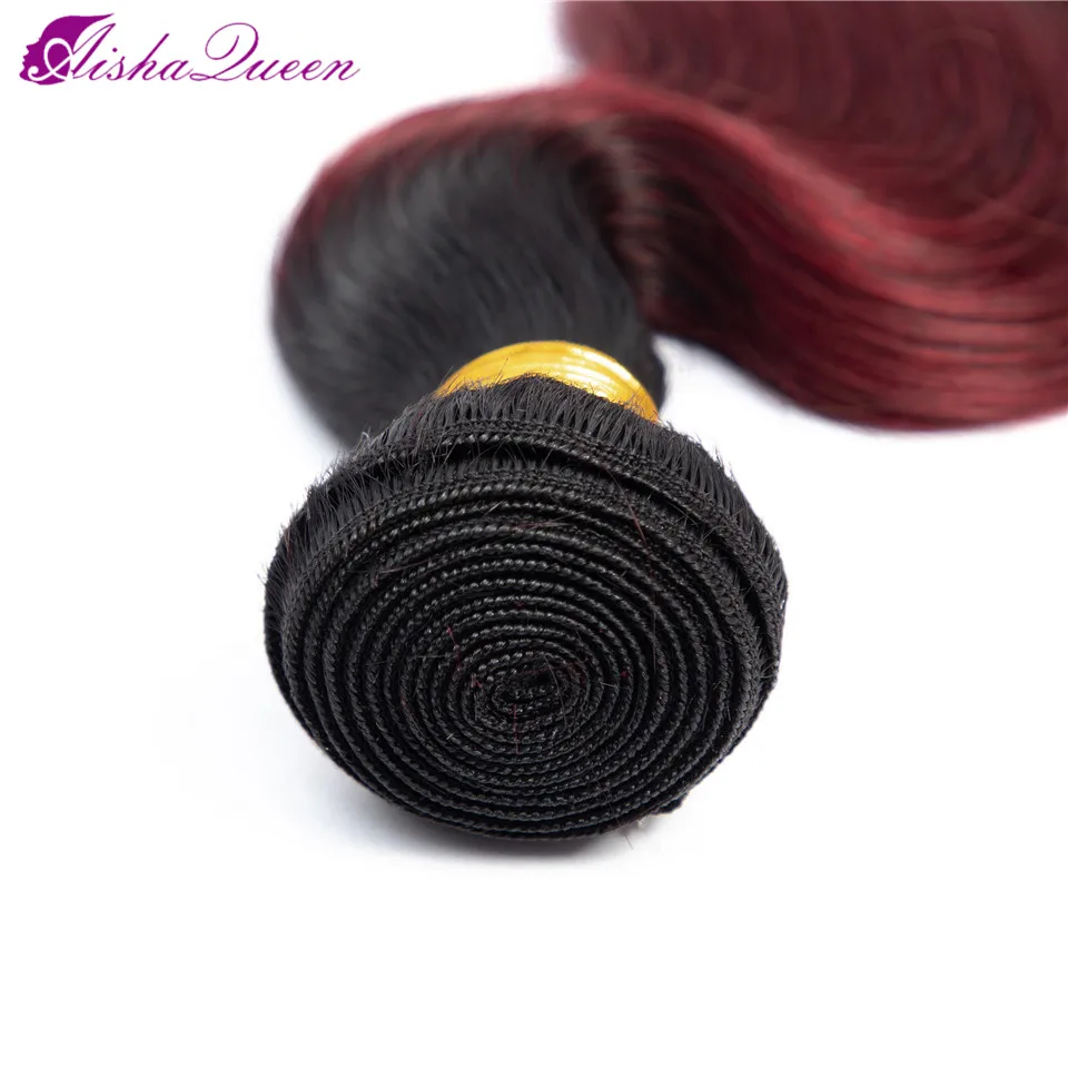 Aisha Queen Pre-colored 1B/99J Bundles Brazilian Body Wave Hair Ombre Human Hair Bundles 1b/99j Burgundy Remy Brazilian Hair Aisha Queen Pre-colored 1B/99J Bundles Brazilian Body Wave Hair Ombre Human Hair Bundles 1b/99j Burgundy Remy Brazilian Hair