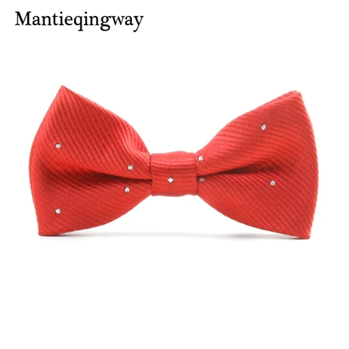 Mantieqingway брендовые Детские галстуки полиэстер смокинг с бабочкой галстуки для мальчиков ярких цветов в полоску и в горошек аксессуары галстук-бабочка Галстуки - Цвет: MXR071239