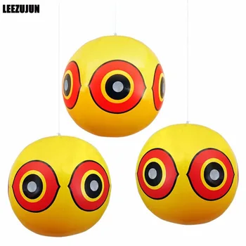 

Bird Repellent Scary Eye Balloons: Stops Pest Bird Problems Fast. Reliable Visual Deterrent Yellow color